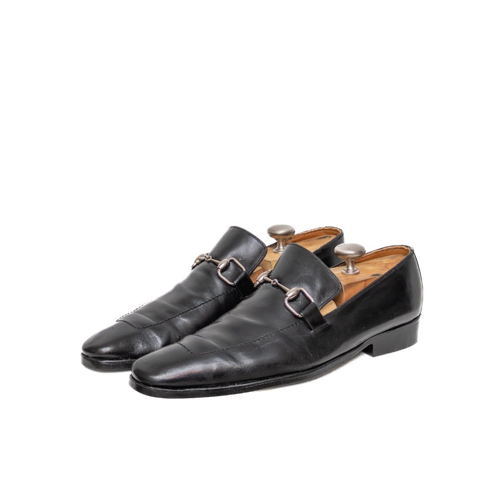 Vintage Gucci Black Leather Horsebit Loafers Men’s‎ Size 10 US – Made in Italy